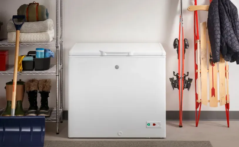 GE-chest-freezer-in-garage